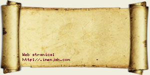 Jovana Verkić vizit kartica